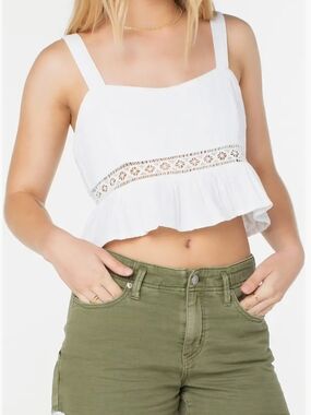 Roxy Island Time Cotton Crop Tank